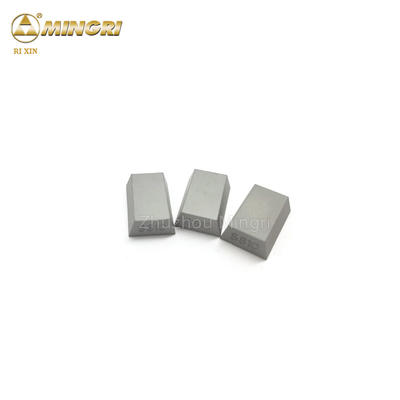 Wear Resistant Tungsten Cemented Carbide Brazing Tips SS10 For Limestone Cutting