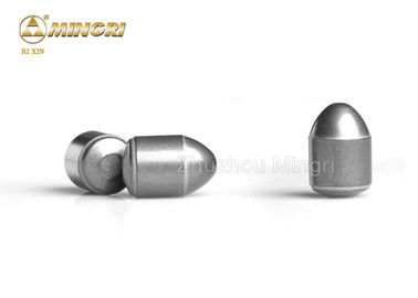 100% Raw Sandblasted Tungsten Carbide Buttons With Flat Top Surface