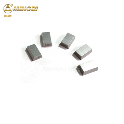 SS10 Tungsten Carbide Stone Cutting Inserts For Chain Saw , Carbide Saw Tips